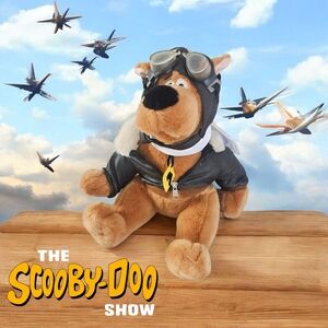 Warner Bros. Scooby-Doo Aviator Plush Toy - Brown and Black